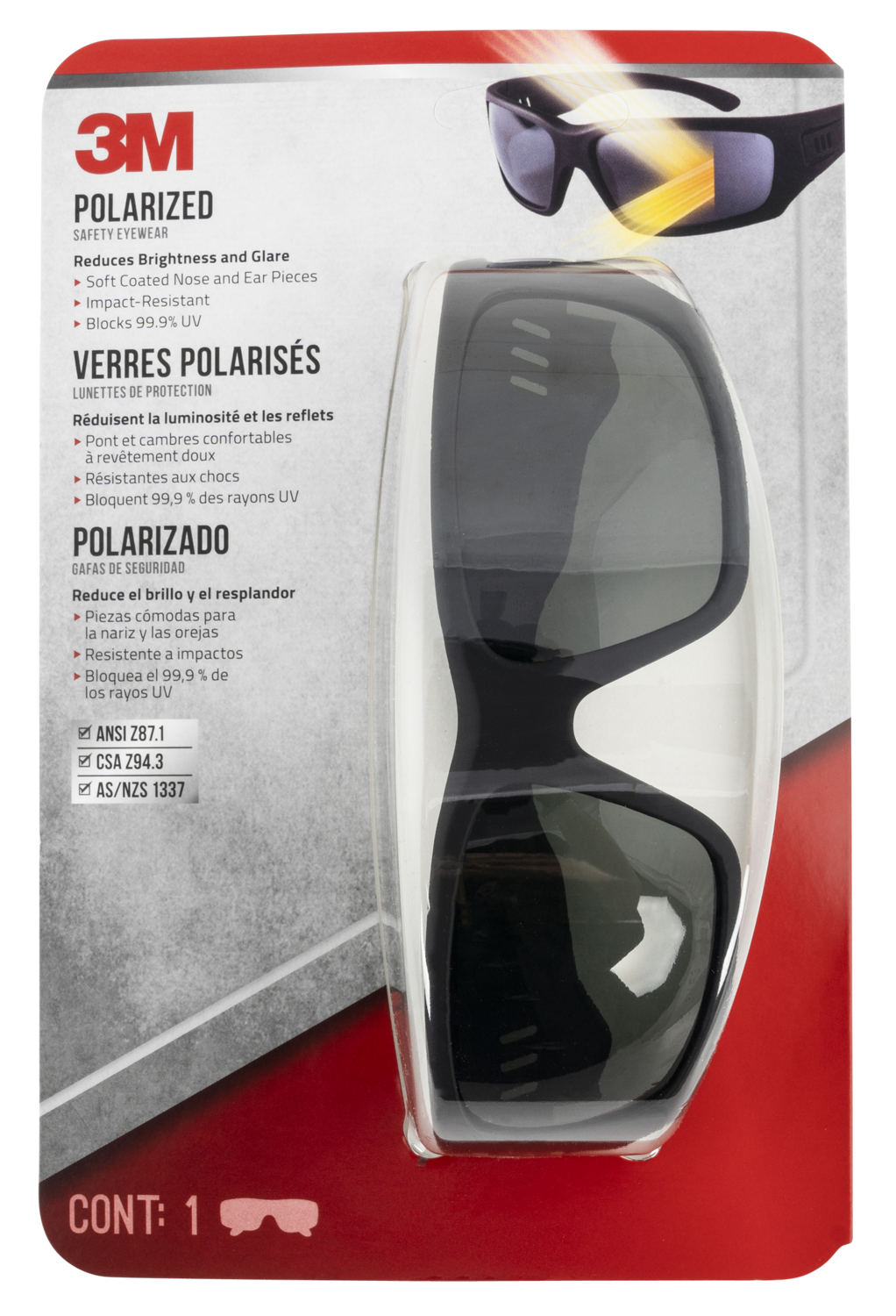 3m Peltor Vdc, Pel 90214h1-vdc    Safety Eyewear Vdc Pol/blk
