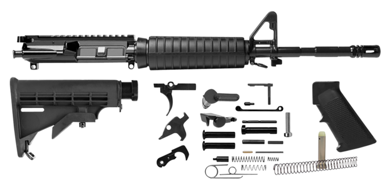 Del-ton Inc Rifle, Dltn Rkt100 M4 Rifle Kit 16in Del-ton Inc Rifle, Dltn Rkt100 M4 Rifle Kit 16in