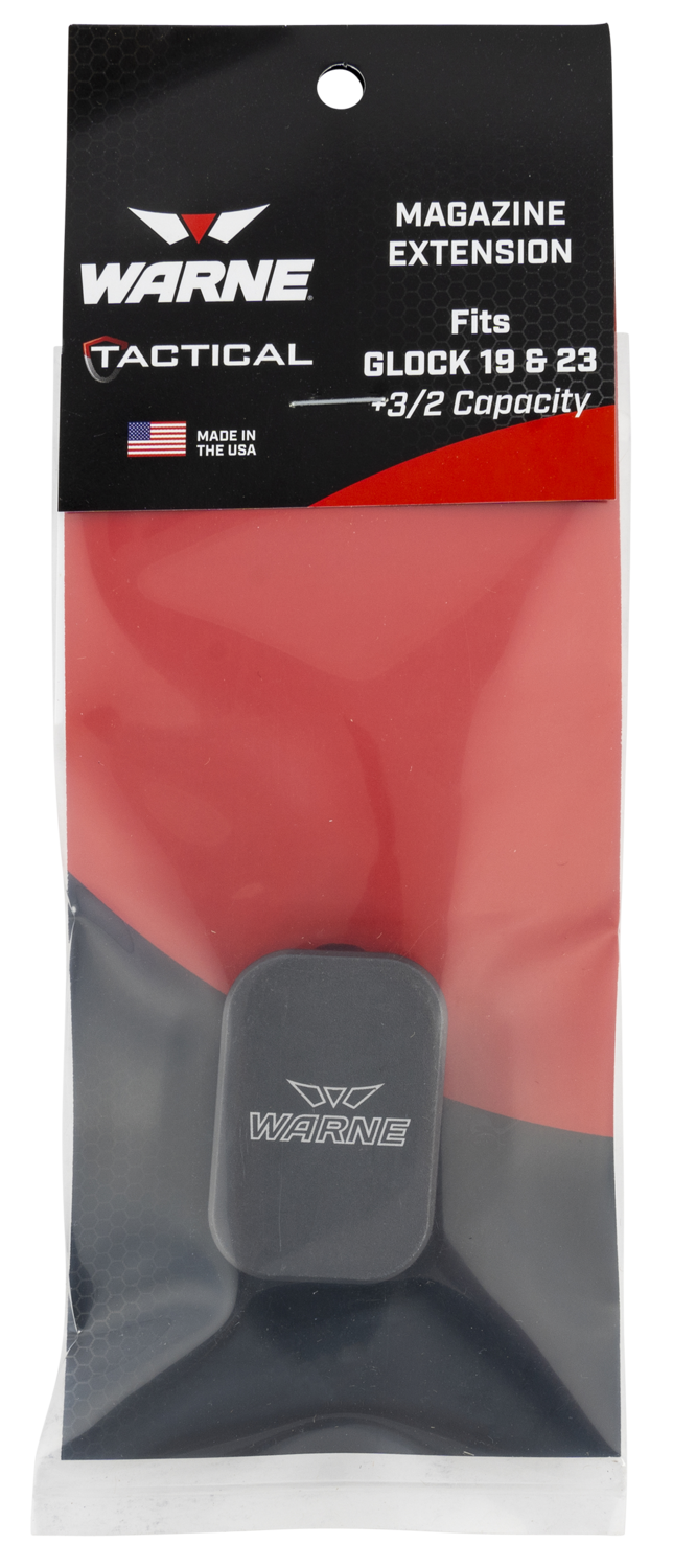 Warne Magazine Extension, Warne 3124        Meg193/2gr Glk 19/23gry3/9mm2/40
