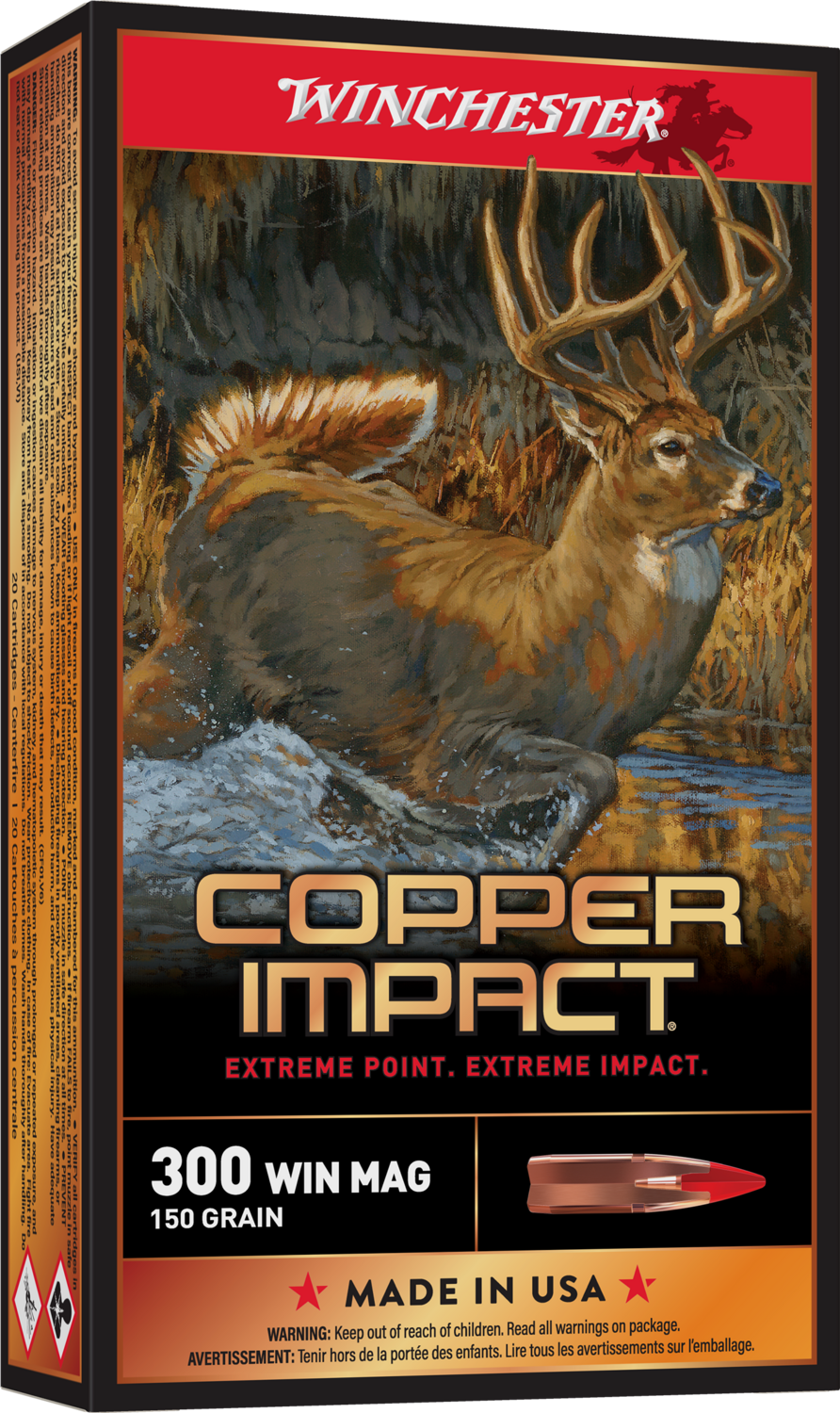 Winchester Ammo Copper Impact, Win X300clf   Copper Impact 150 Lf           20/10