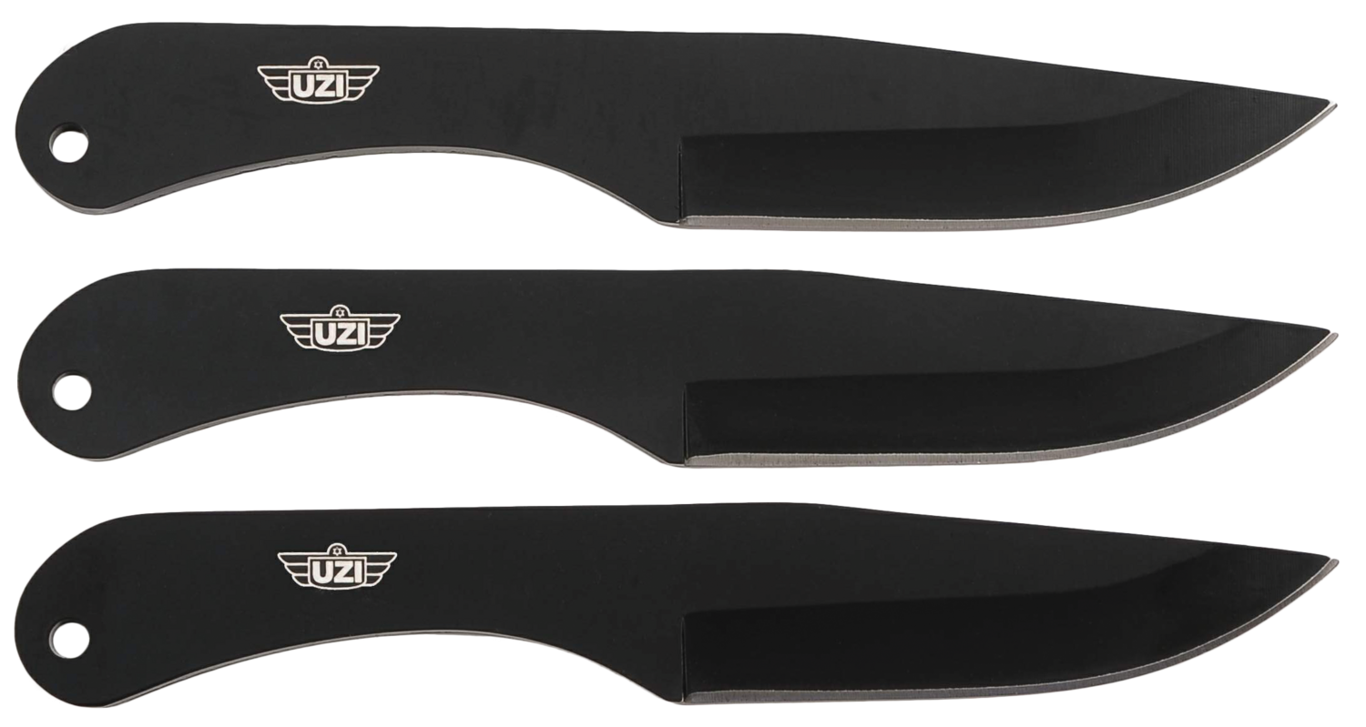 Uzi Accessories Throwing Knives, Camp Uzk-trw-004  Uzi Throwing Knives W/sheath 3pk