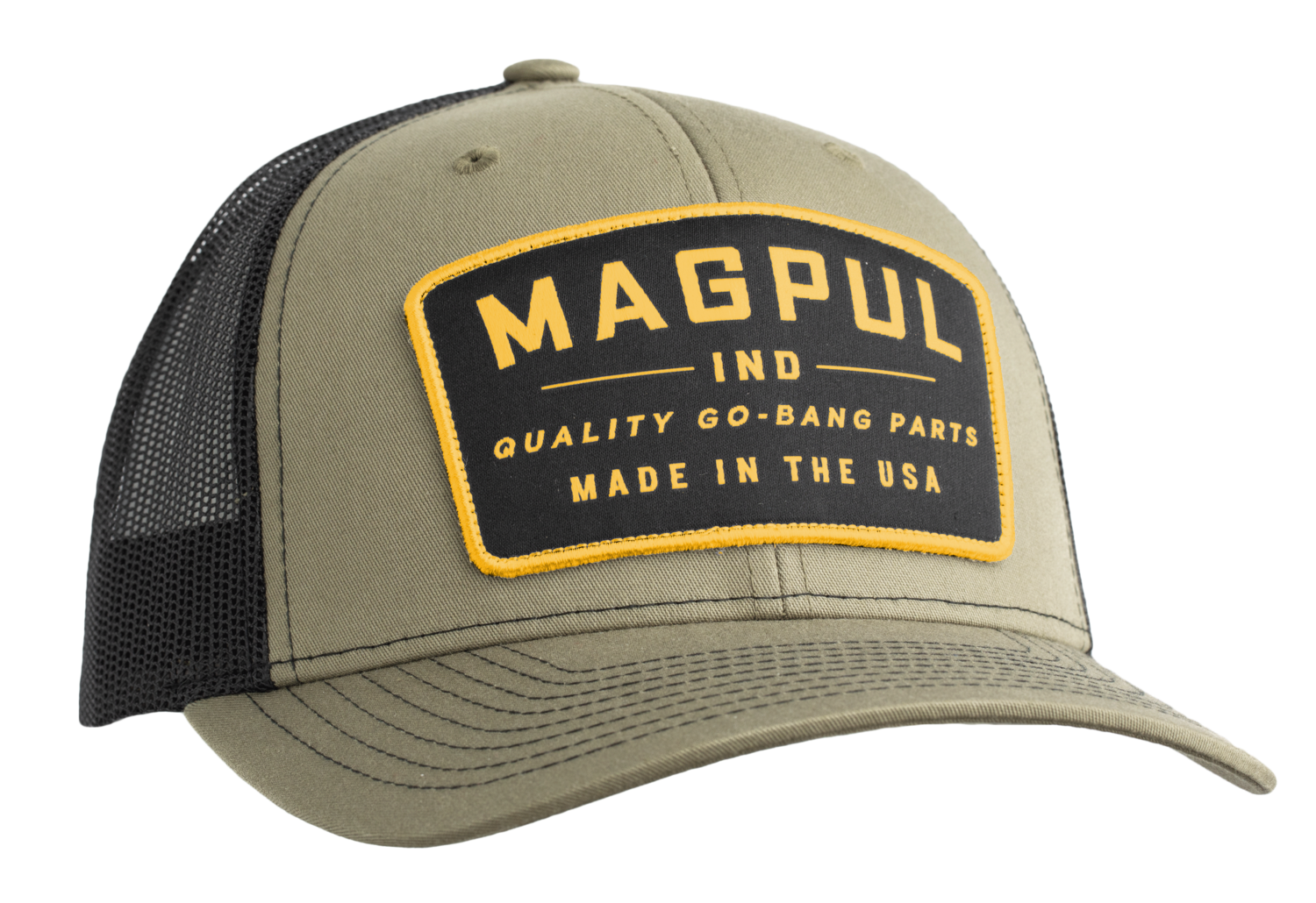 Magpul Industries Corp Go Bang, Magpul Mag1102-314 Go Bang Trucker Hat        Oliv