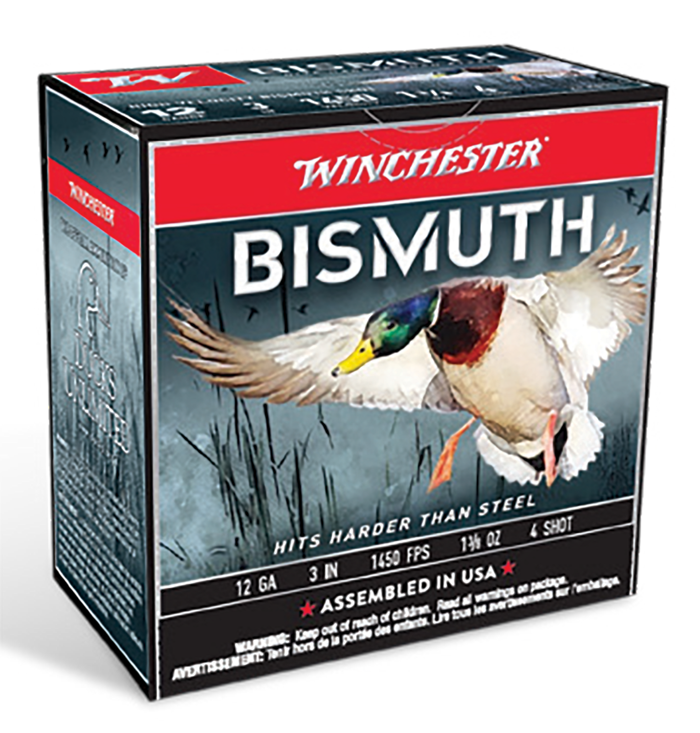 Winchester Ammo Bismuth, Win Swb1234    12ga 3 #4 Bismuth 1 3/8       25/10