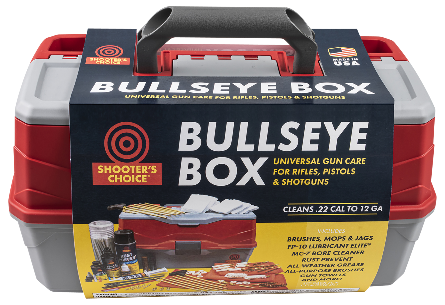 Shooters Choice Bullseye Box, Shooters 900-mc     Bullseye Box     Cln Kit