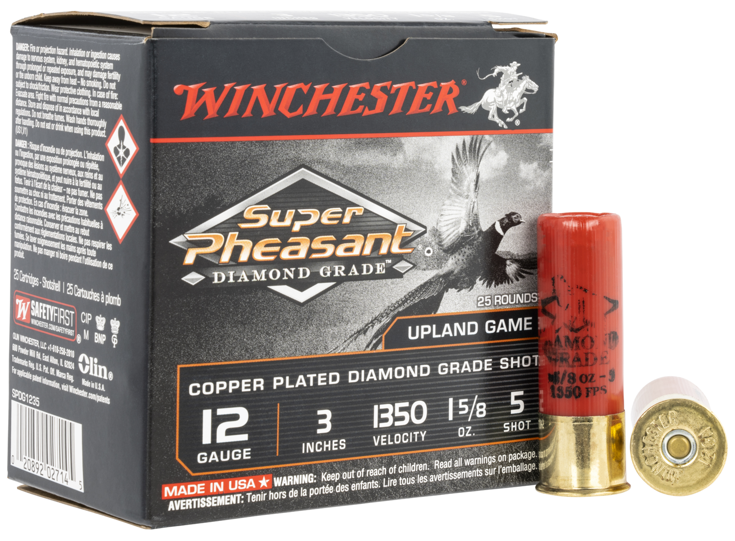 Winchester Ammo Super Pheasant, Win Spdg1235 Sup Phsnt Dmnd Grd              25/10