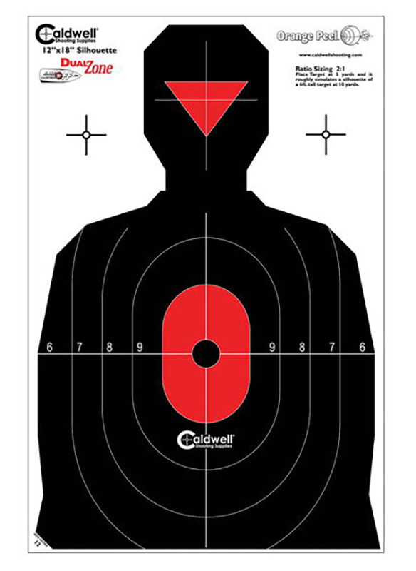 Caldwell Dual Zone, Cald 1175523   Silhou Dual Zone Target 8 Pack