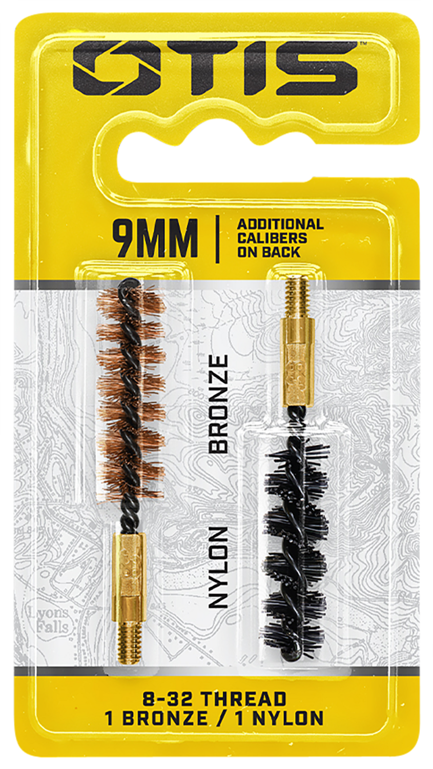 Otis Bore Brush Set, Otis Fg-338-nb     357/38/9mm Bor Brsh 2pk Nyl/br