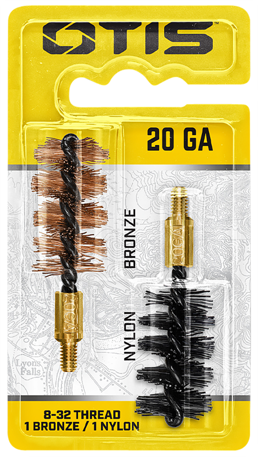 Otis Bore Brush Set, Otis Fg-520-nb     20ga Bore Brsh 2pk Nyl/brz