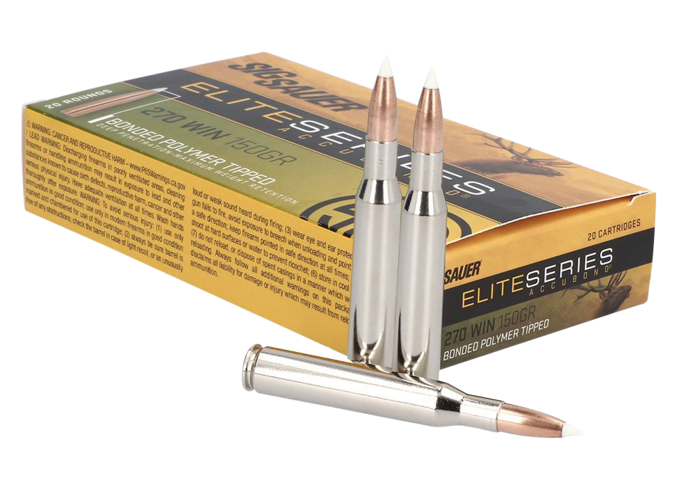 Sig Sauer Elite Hunting, Sig E270ab15020    Elite Hunt  270  150 Gr   20/10