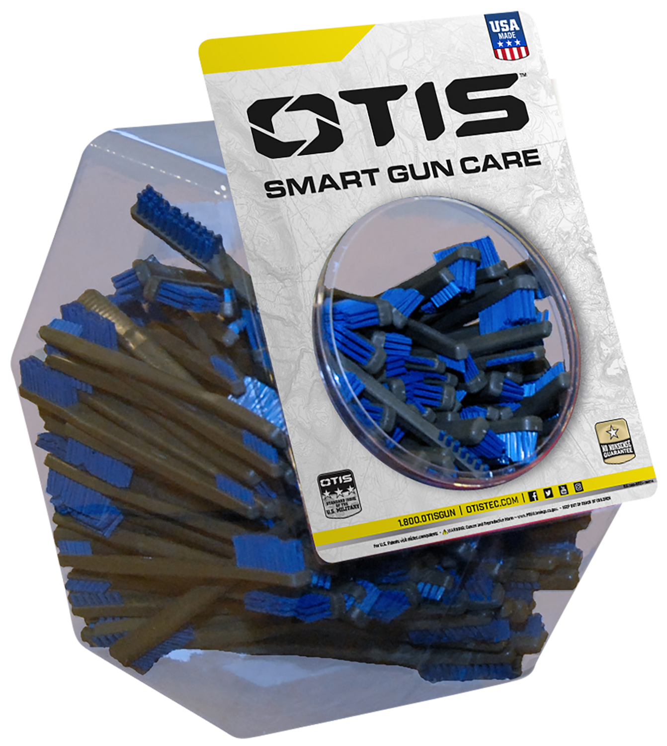 Otis Ap Brushes, Otis Ad1080316blu  Cnstr Pop Blu Nyl Ap Brsh 150ct