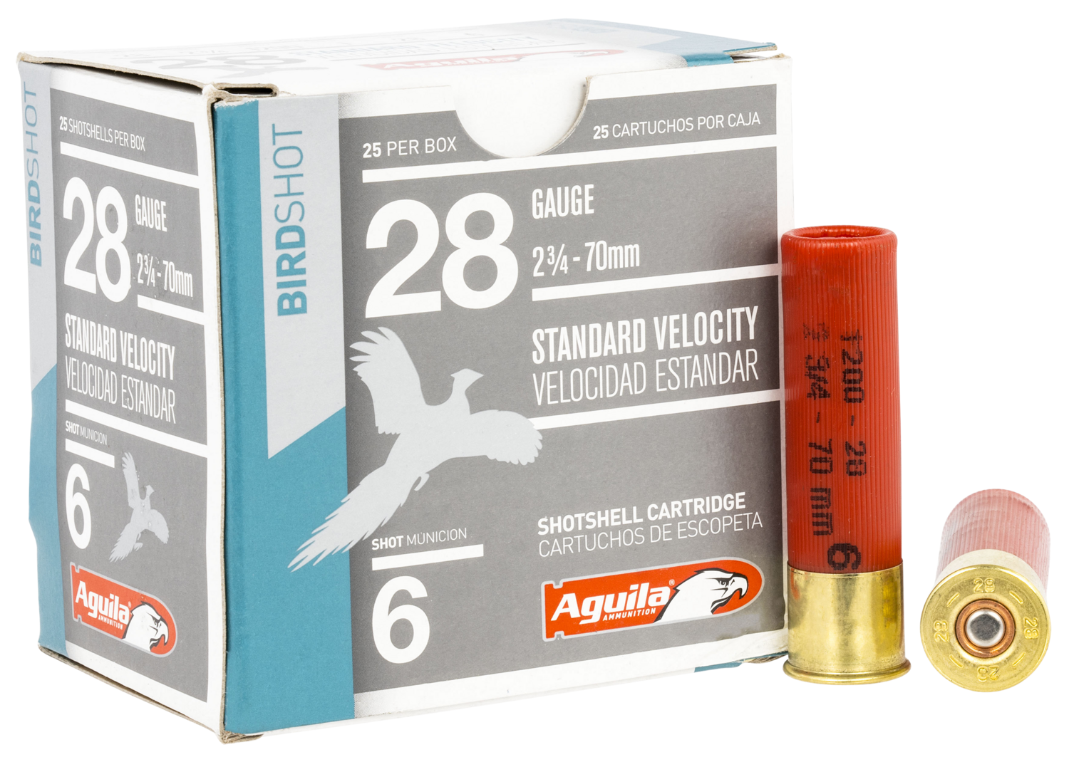 Aguila Hunting, Aguila 1chb2836      28ga 2-3/4 1oz 6        25/20
