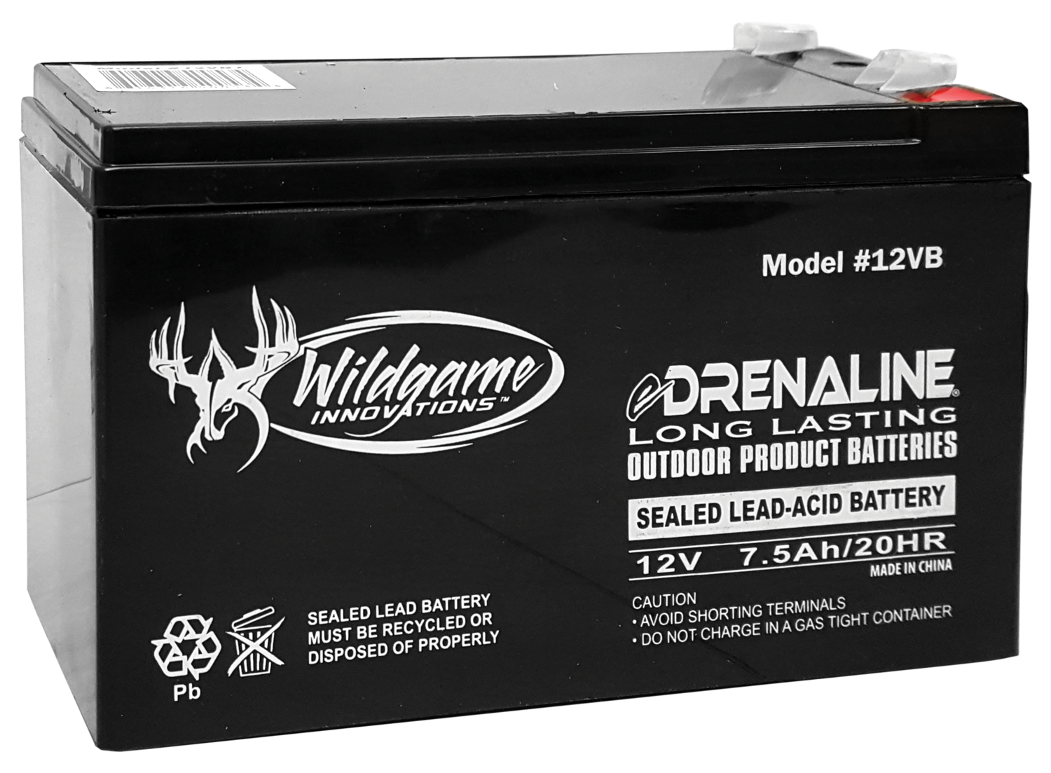 Wildgame Innovations Gsm Rechargeable Battery, Wgi Wgibt0011 12v Edrenaline  Rechargeable Battery