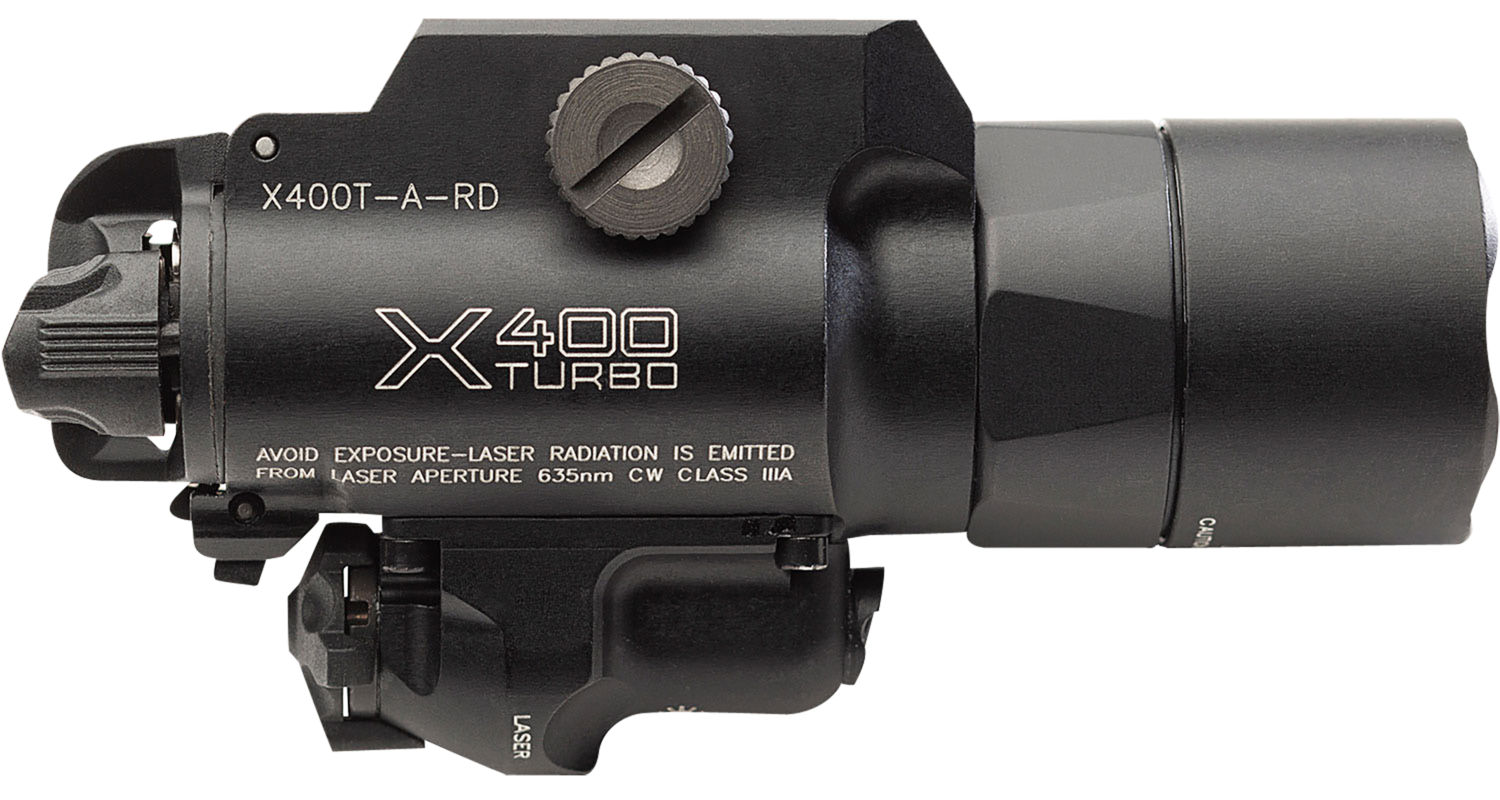 Surefire X400t, Sf X400t-a-rd  Turbo Univer/pic 635 Nm Red Lsr