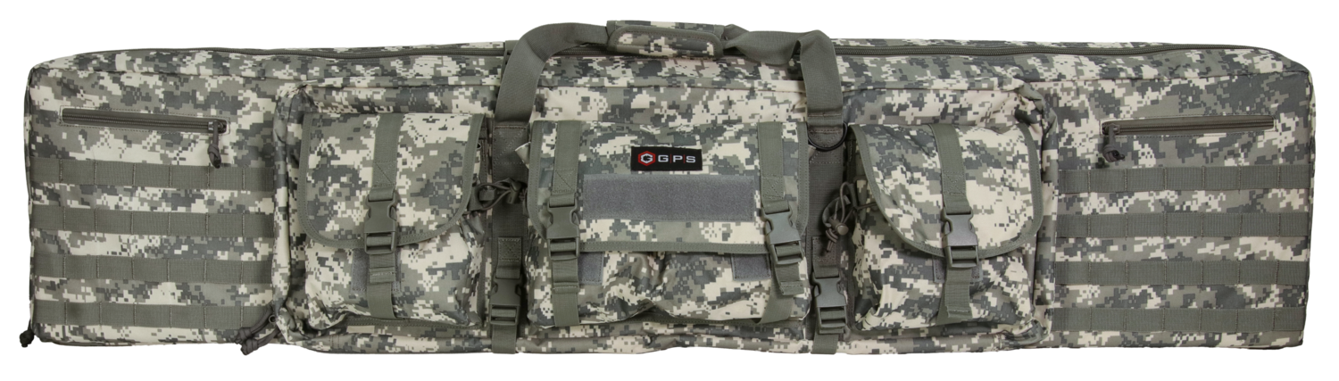 G*outdoors Double, Gps Drc55acu    Double Rifle Case    55"  Acu Camo