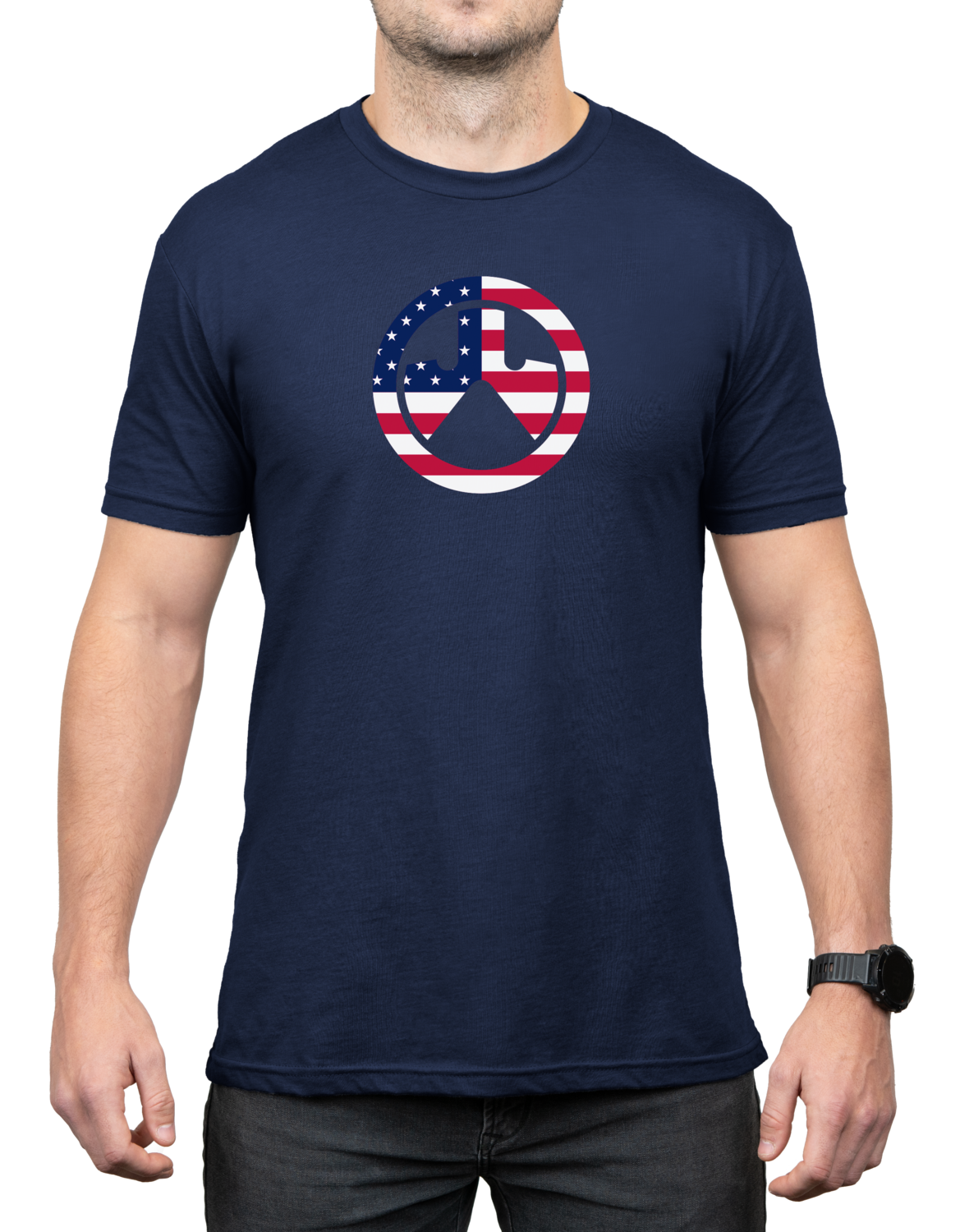 Magpul Industries Corp Independence Icon, Magpul Mag1281-410-m   Independence Icon Shirt Nvy