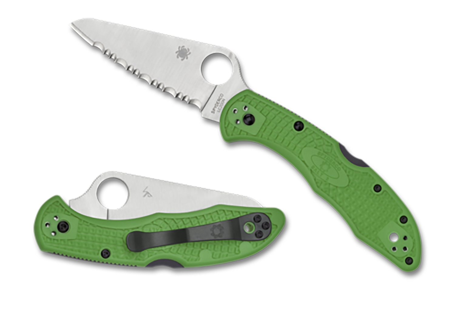Spyderco Salt 2, Spy C88fsgr2    Salt 2  Ser Clp Pnt     3.00   Grn
