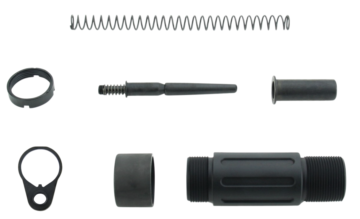 Tacfire Short Buffer Tube System, Tacfire Mar139-c         3.5" Short Pstl Buff Tube