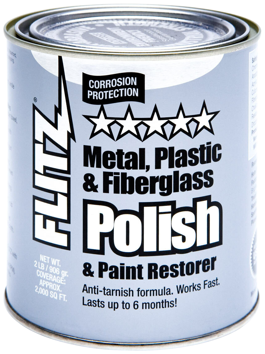 Flitz Polish Paste, Flitz Ca03518-6  Metal Polish    2.0lb Quart Can