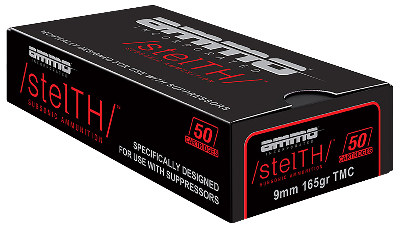 Ammo Incorporated Stelth, Ammoinc 9165tmcstl        9m   165 Tmc Stlth 50/20