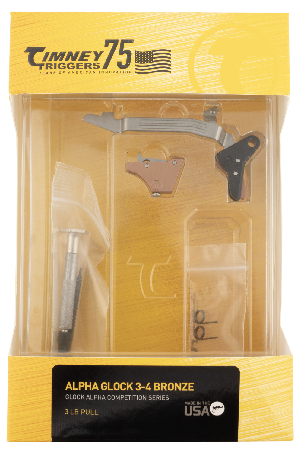 Timney Triggers Alpha, Timney Alpha Glock3-4-brnze Glk G3/4 9mm/40 Triggr