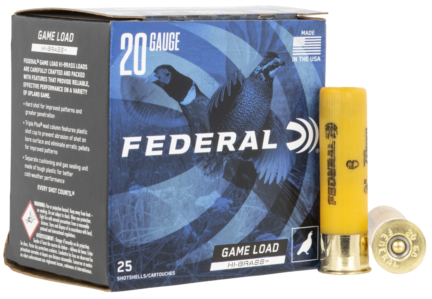 Federal Game-shok, Fed H2586     Gmshk Hb   20    11/4          25/10