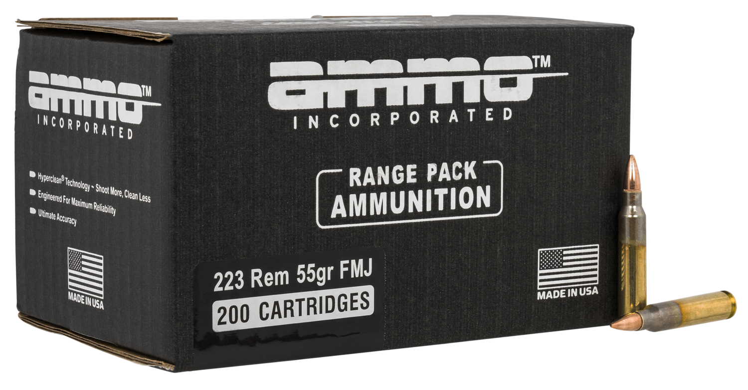 Ammo Incorporated Signature, Ammoinc 223055fmja200     223   55 Fmj       200/6