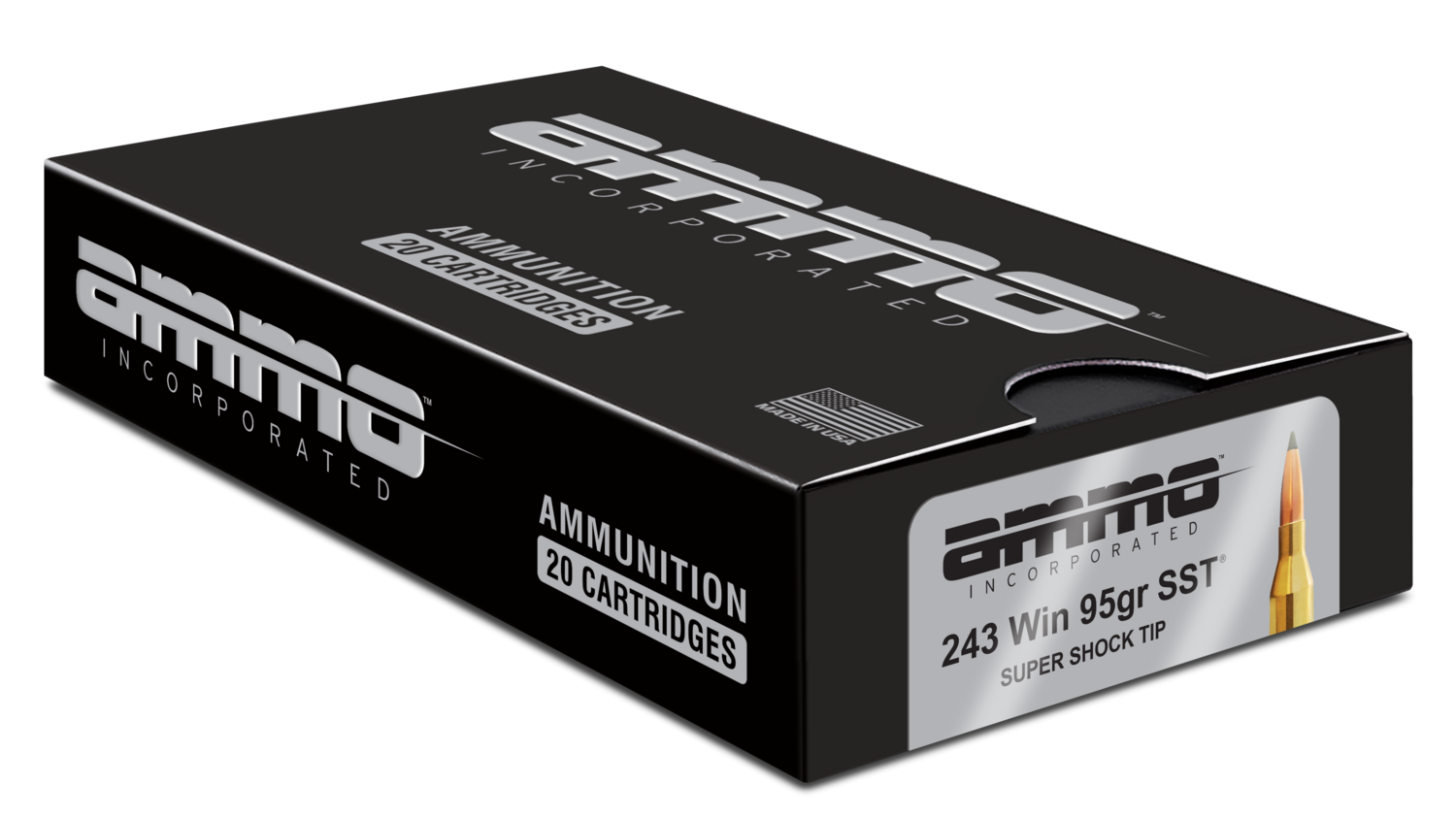 Ammo Incorporated Signature, Ammoinc 243w095sst-a20    243   95 Sst       20/10