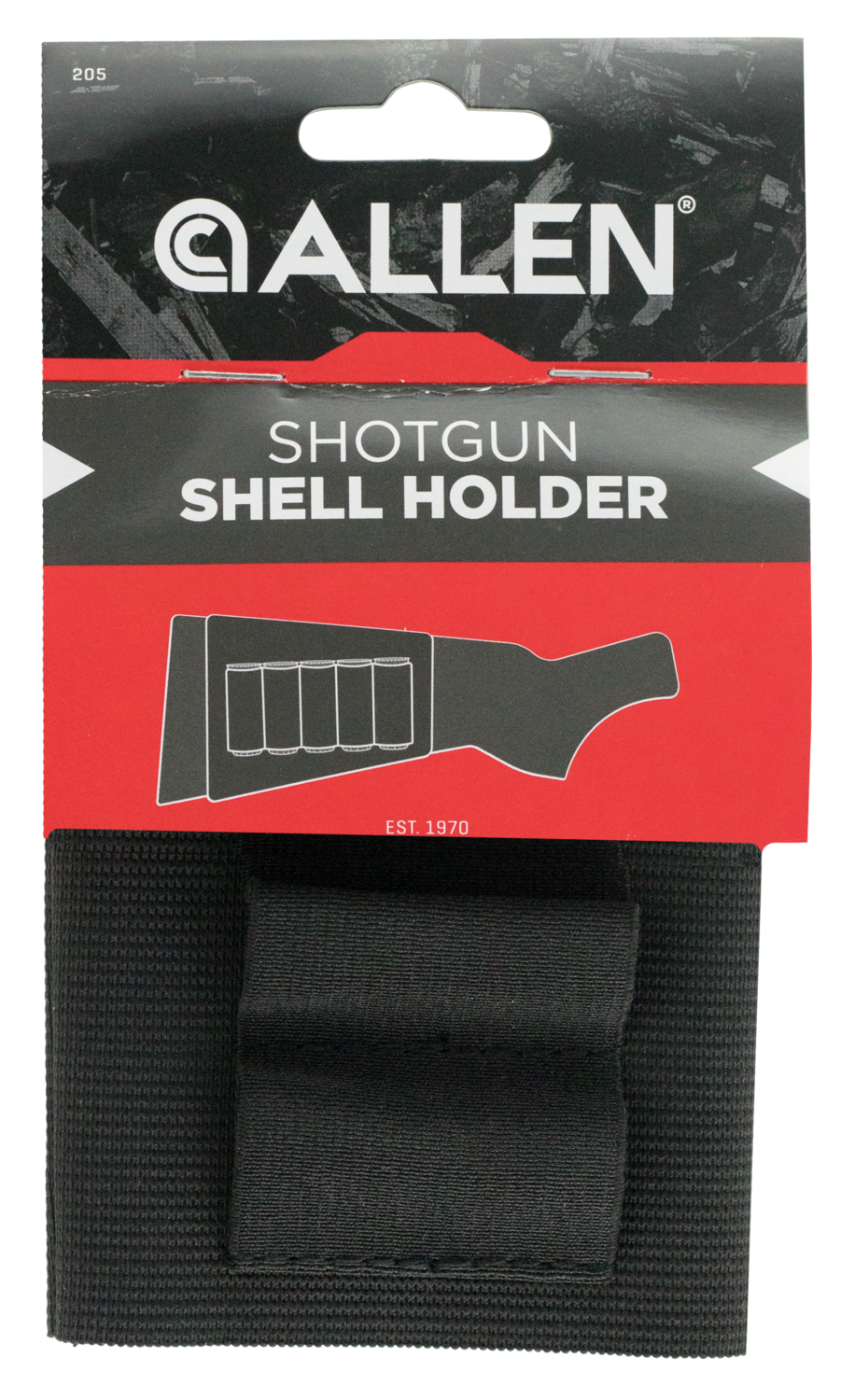 Allen Buttstock Shell Holder, Allen 205   Buttstock Sg Shll Hldr Blk