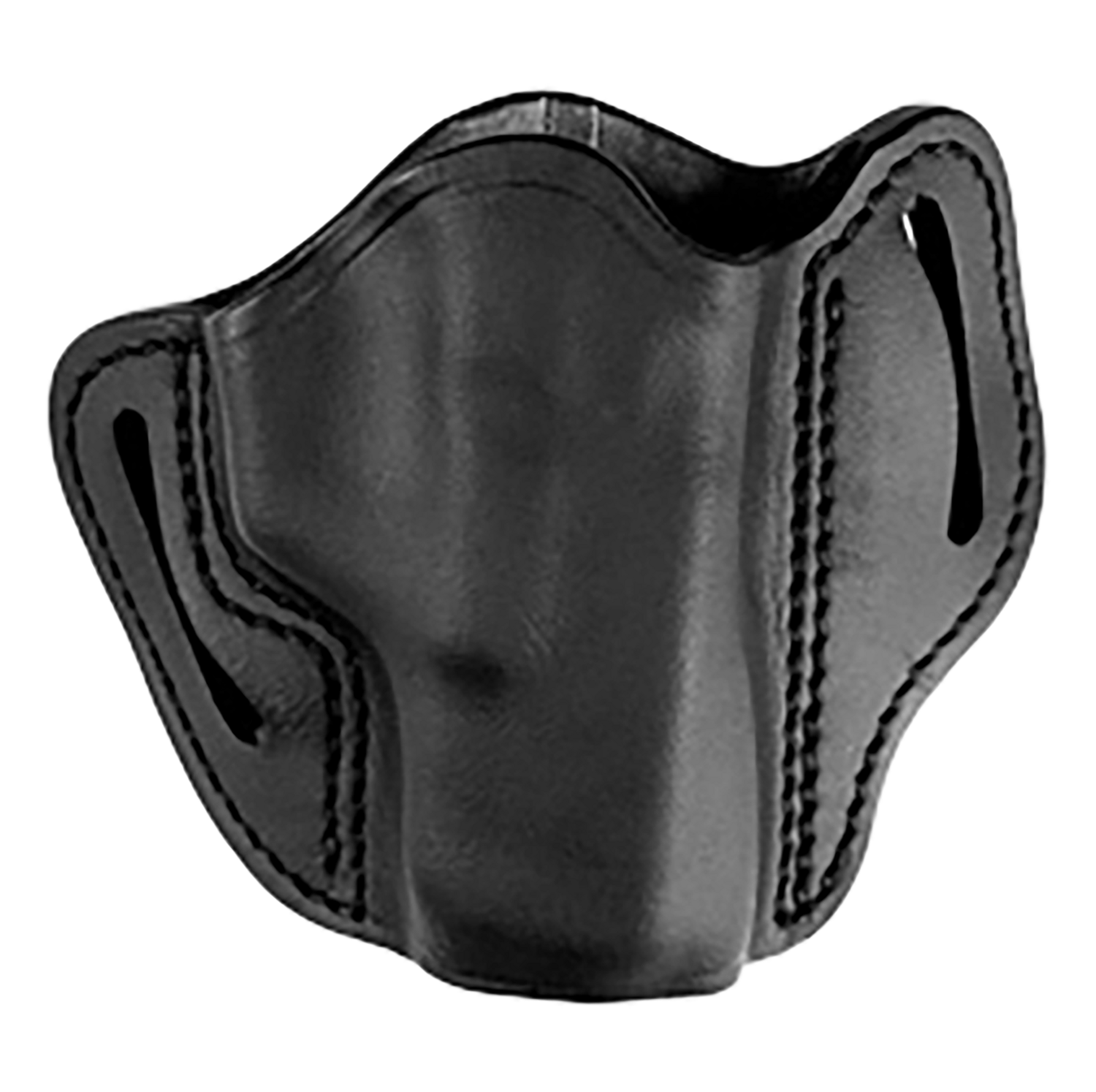Uncle Mikes-leather(1791) Outside The Waistband, Unc-leather Um-owb-2-mbl-r  Owb Size 2 G17/19  Blk