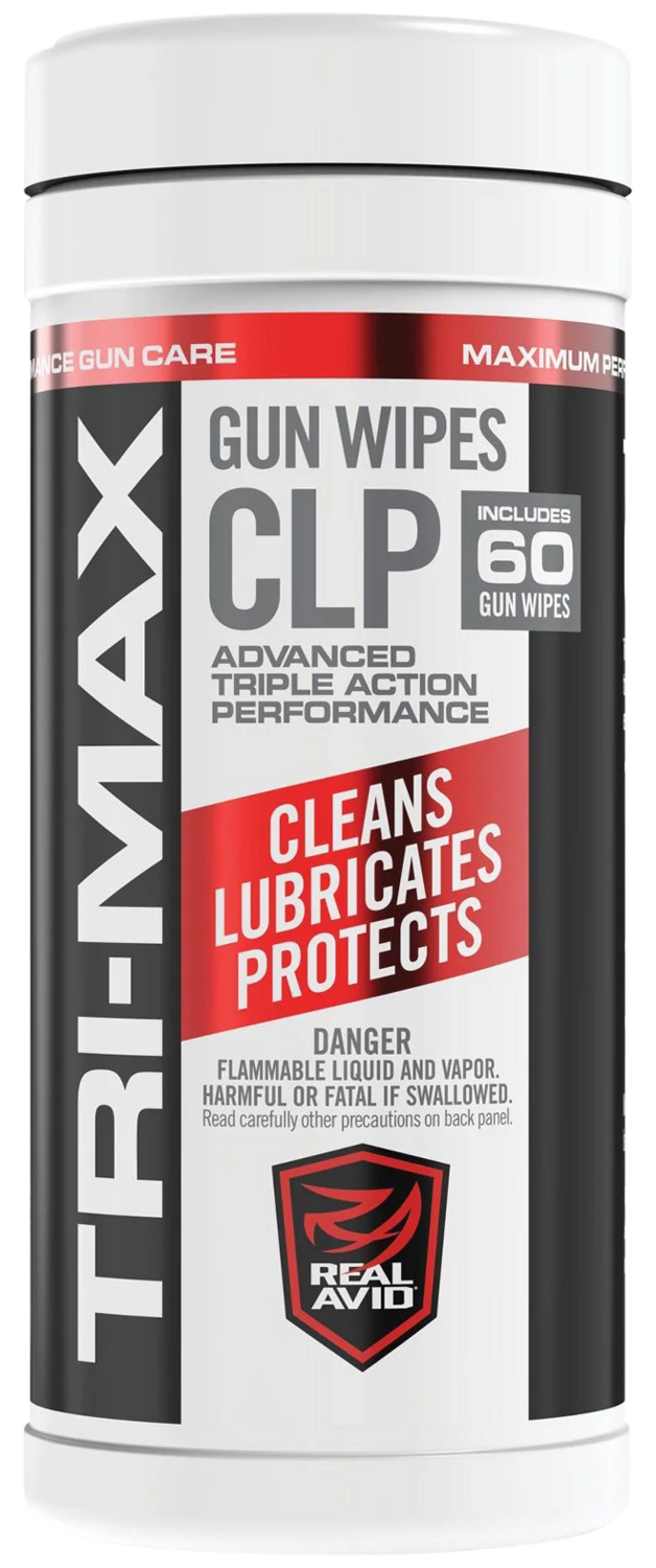 Real Avid/revo Tri-max, Avid Avclpw-c60   Tri-max Clp Gun Wipes - Canister