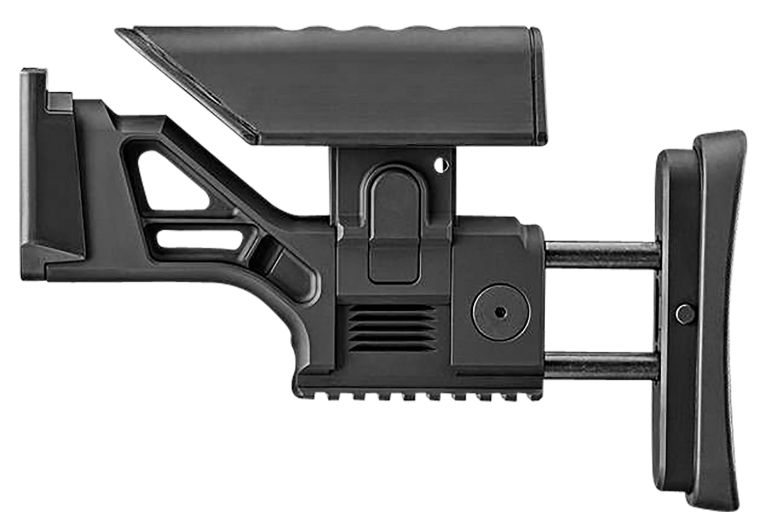 Fn Ssr Rear Stock Assembly, Fn 20-100566  Scar Ssr Rear Stock Asse        Blk