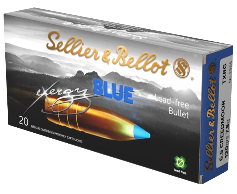 Sellier & Bellot Exergy, S&b Sb65xa         6.5crd  120 Ex Blue       20/12