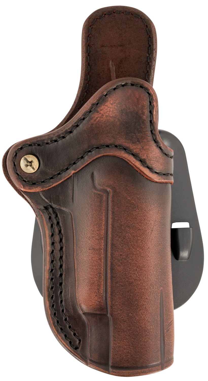 1791 Gunleather Paddle Holster, 1791 Or-pdh-1-vtg-r     Owb 1911 4&5in       Vntge