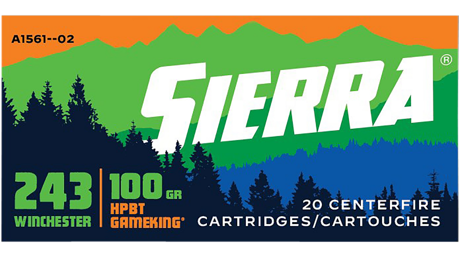 Sierra Outdoor Master, Sierra A1561-02   Sports Mstr 243wn 100gr Hpbt