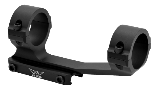 Warne Msr Mount, Warne V4012m      30mm 1 Piece Msr Mount 20 Moa
