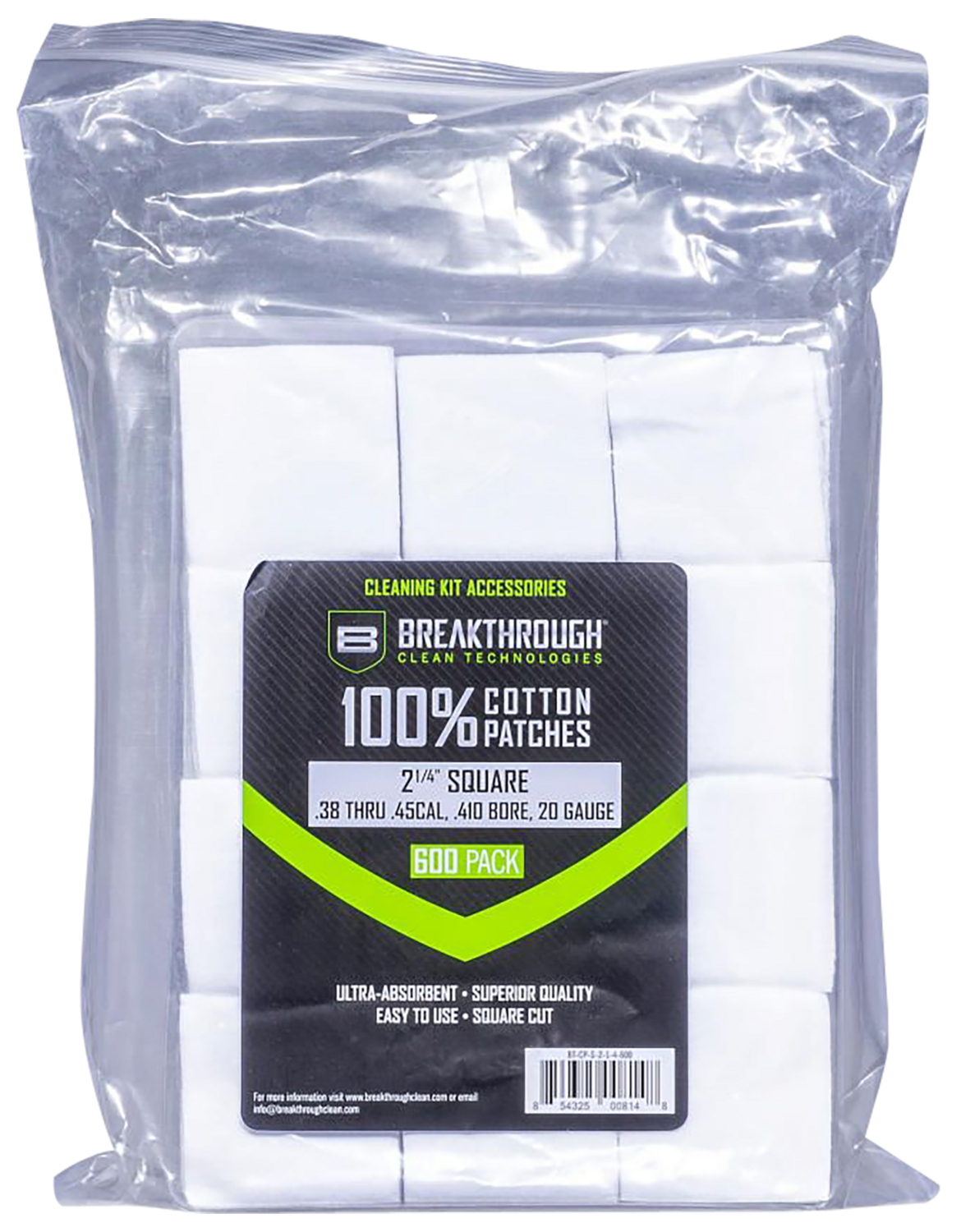 Breakthrough Clean Square, Brktrhu Bt-cp-s-2-1/4-600 Sq Ptch 38-45/410-20 600