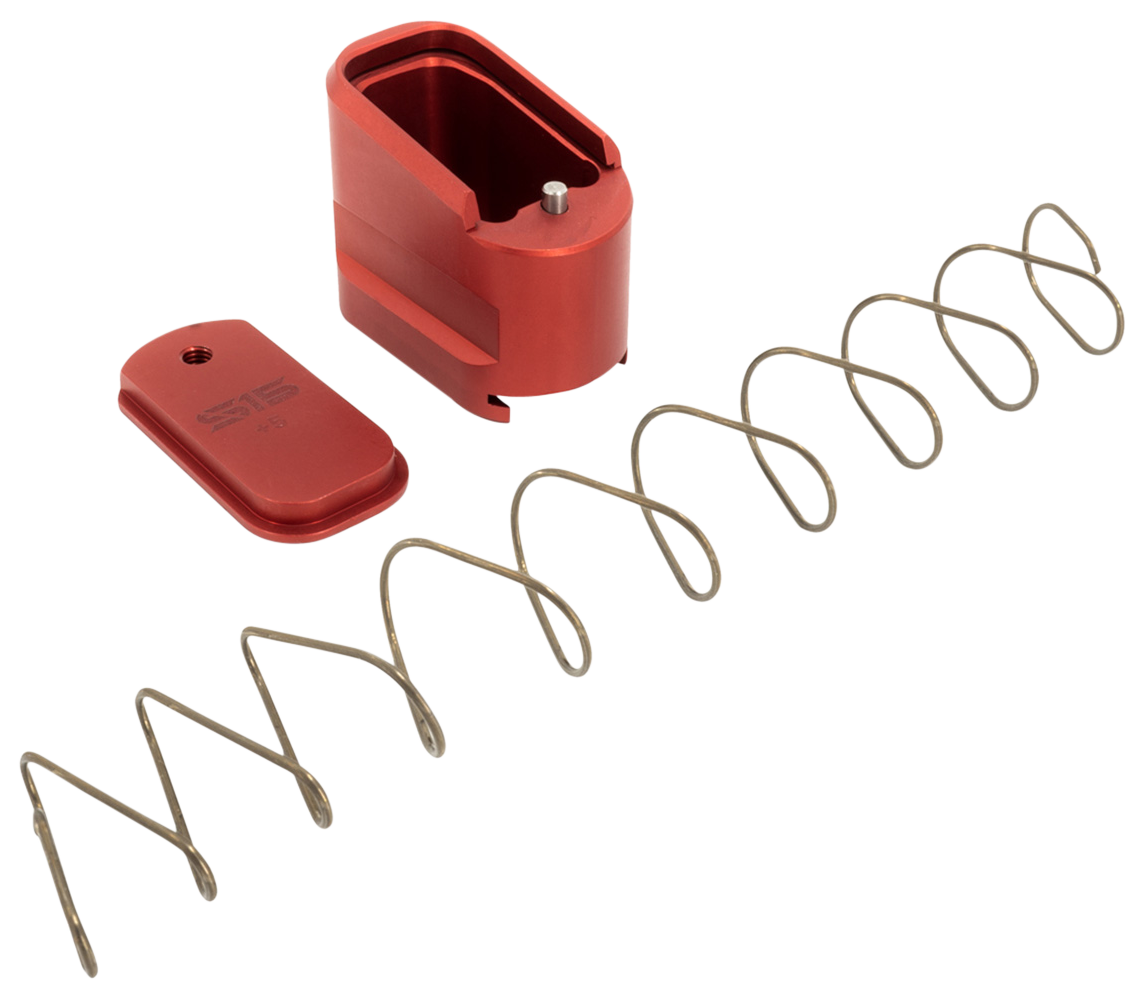 Shield Arms Magazine Extension, Shield Sa-s15-me-5-red  S15 +5 Mag Extension