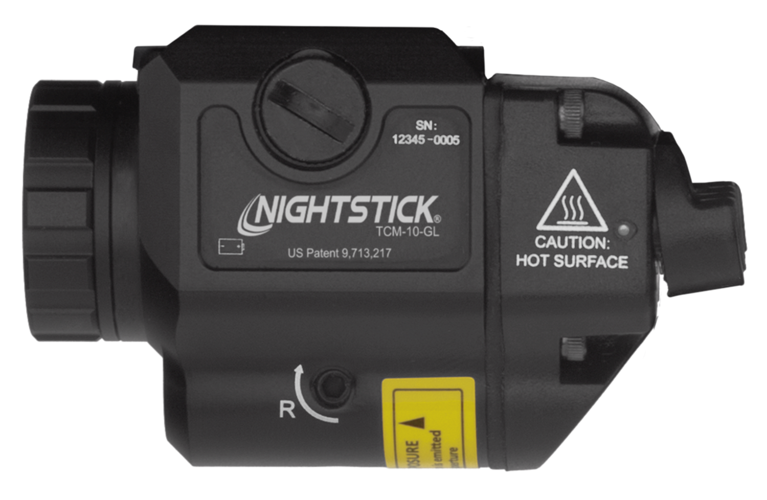 Bayco Tcm-10-gl, Nstick Tcm-10-gl    Cmpct Hndgn Wpn Lght W/grn Lsr