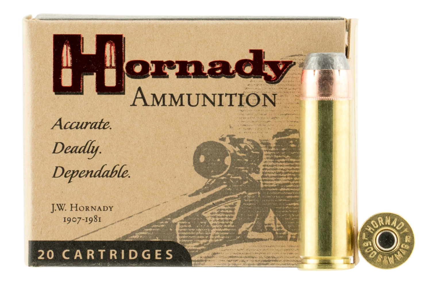 Hornady Custom, Horn 9252   Custom Hg  500sw   500 Xtp Fp    20/10