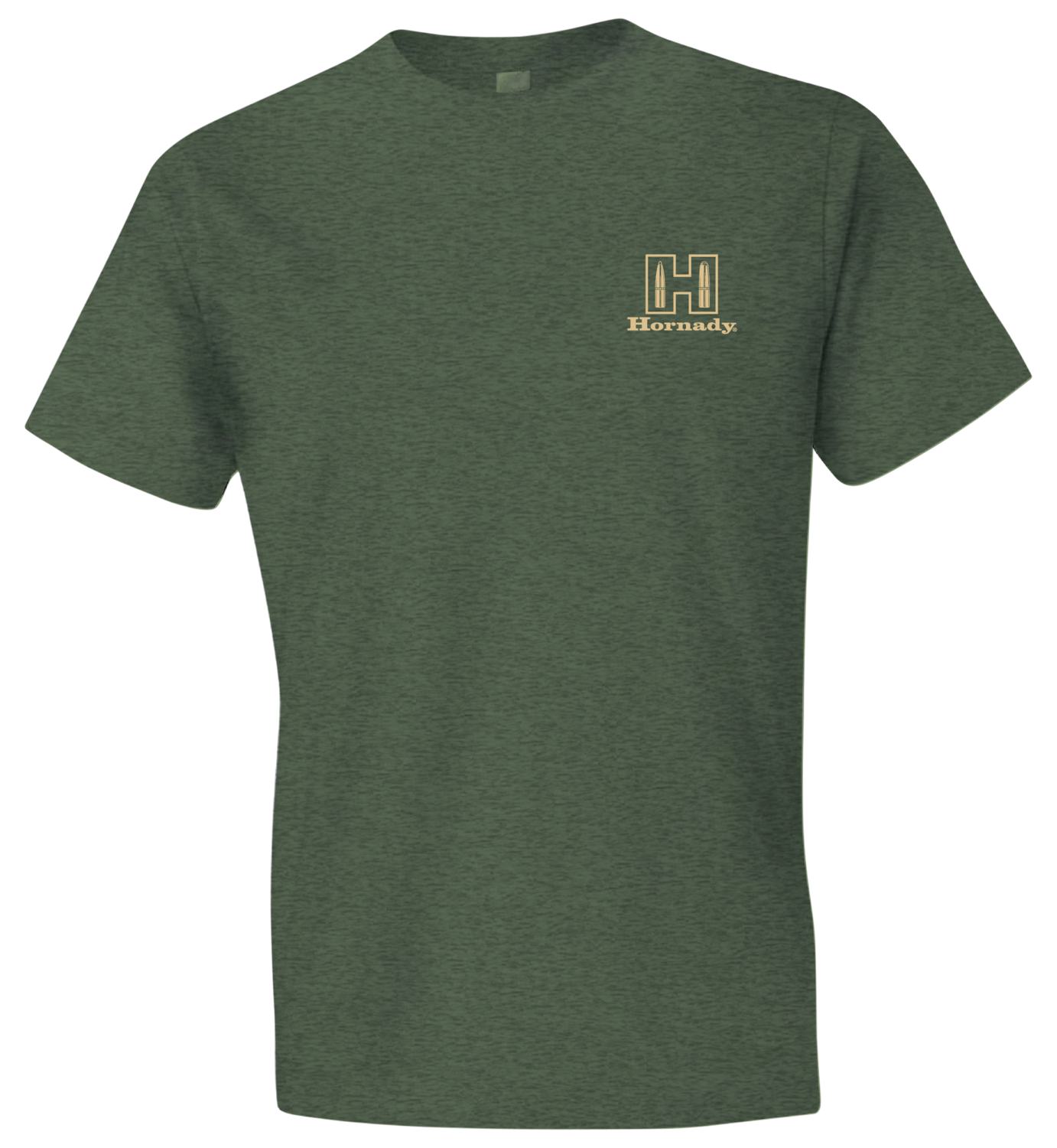 Horizon Design Hornady T-shirt, Hdesign 31431  Hornady Logo Stmp Tshirt Sm Milgrn