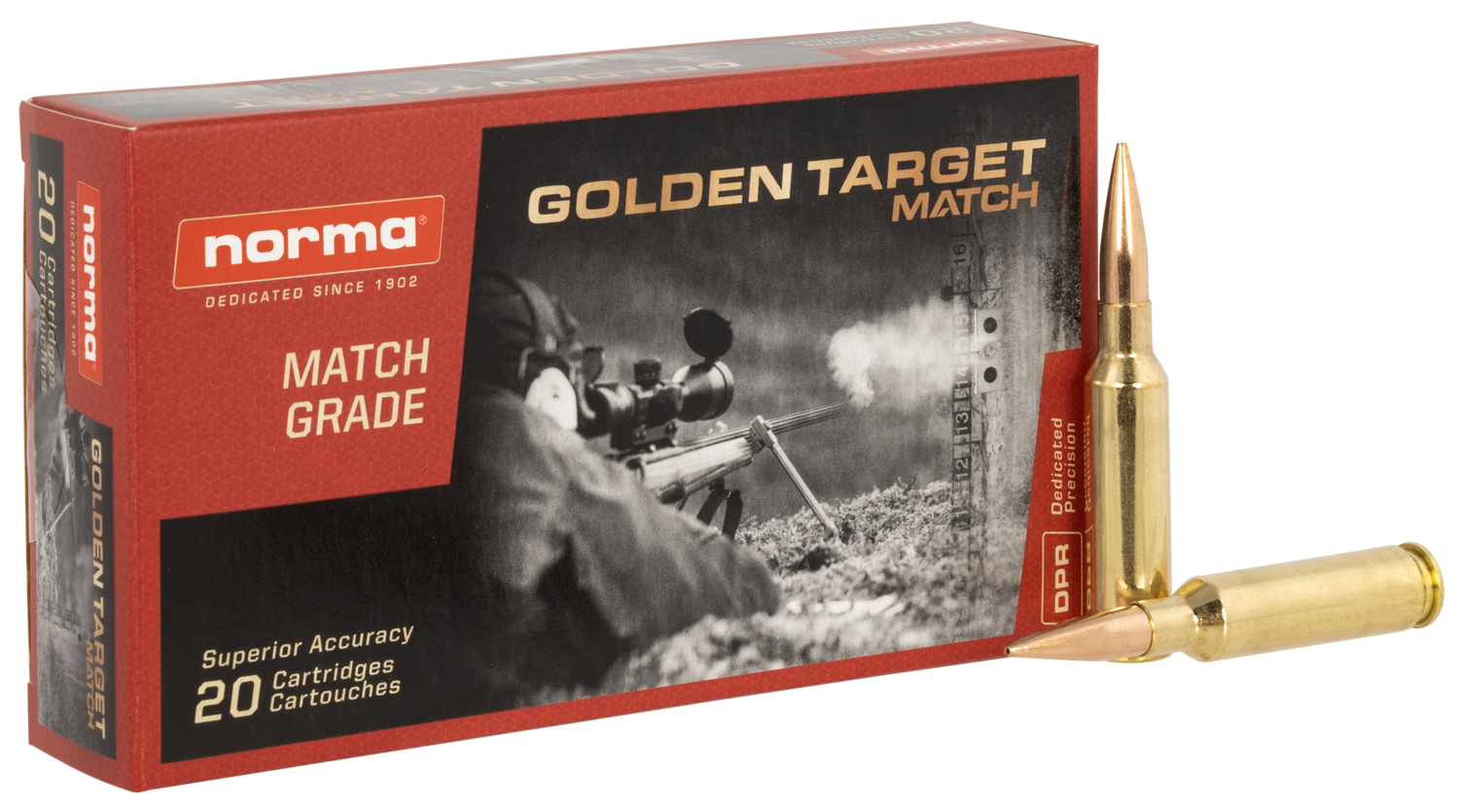 Norma Ammunition (ruag) Dedicated Precision, Norma 10166522 6.5crd  143 Golden Trgt Bthp  20/10