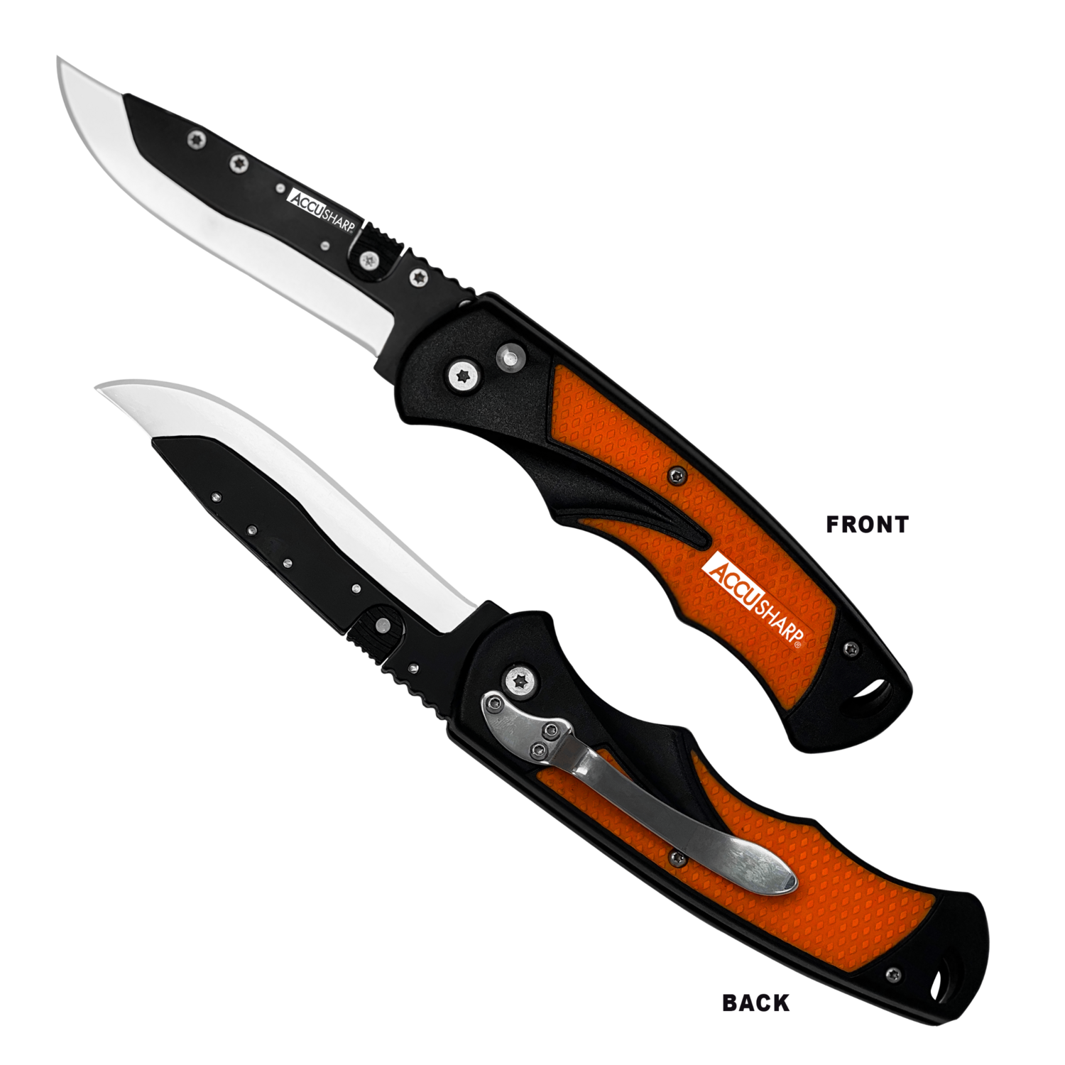 Accusharp Replaceable Blade Razor, Fpi 741c  Accusharp Blade Replace Razor Knife Orng