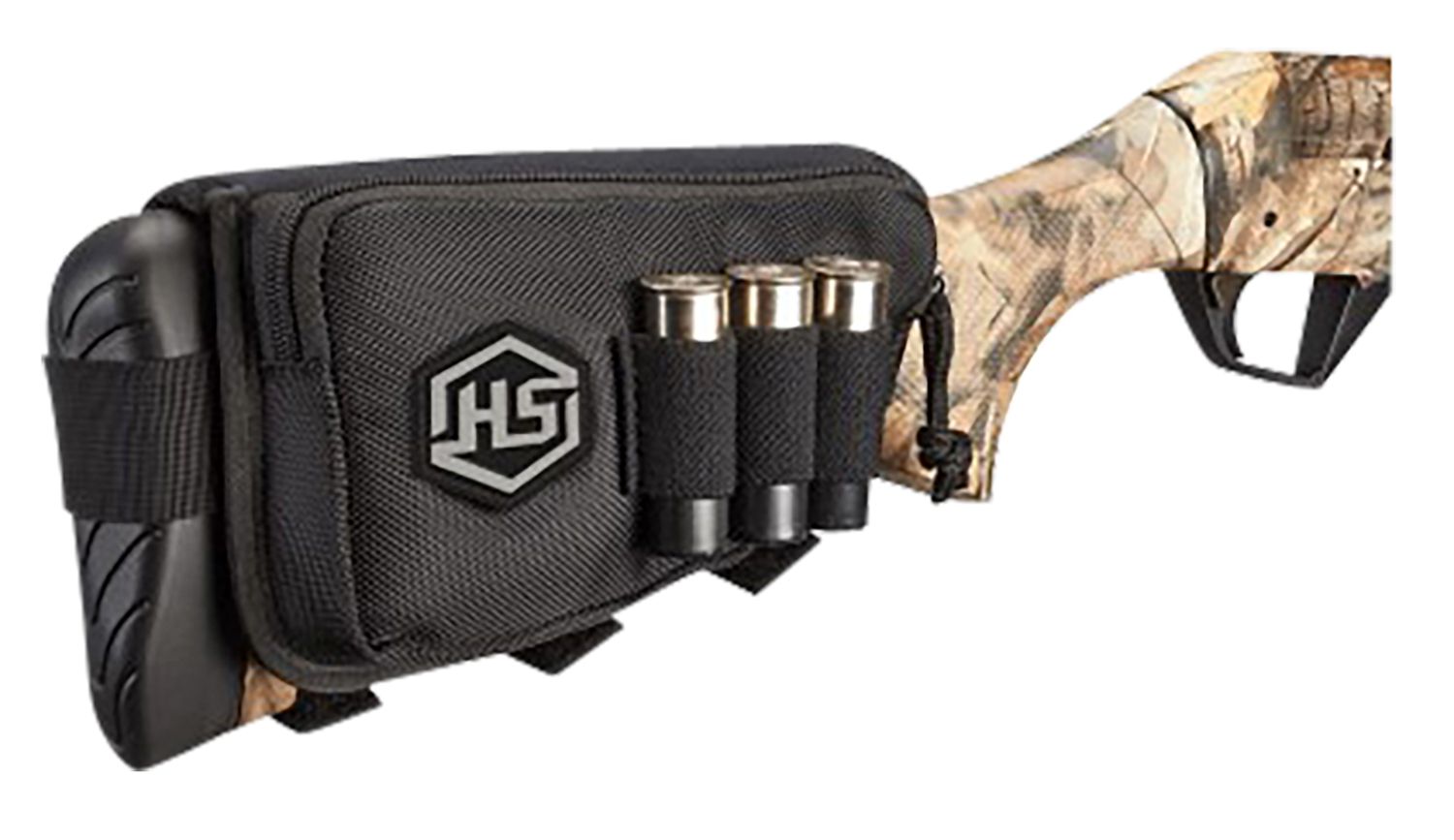 Hunters Specialties Buttstock Shell Holder, Hs 01620             Buttstck Shll Hld W/pouch Rfl