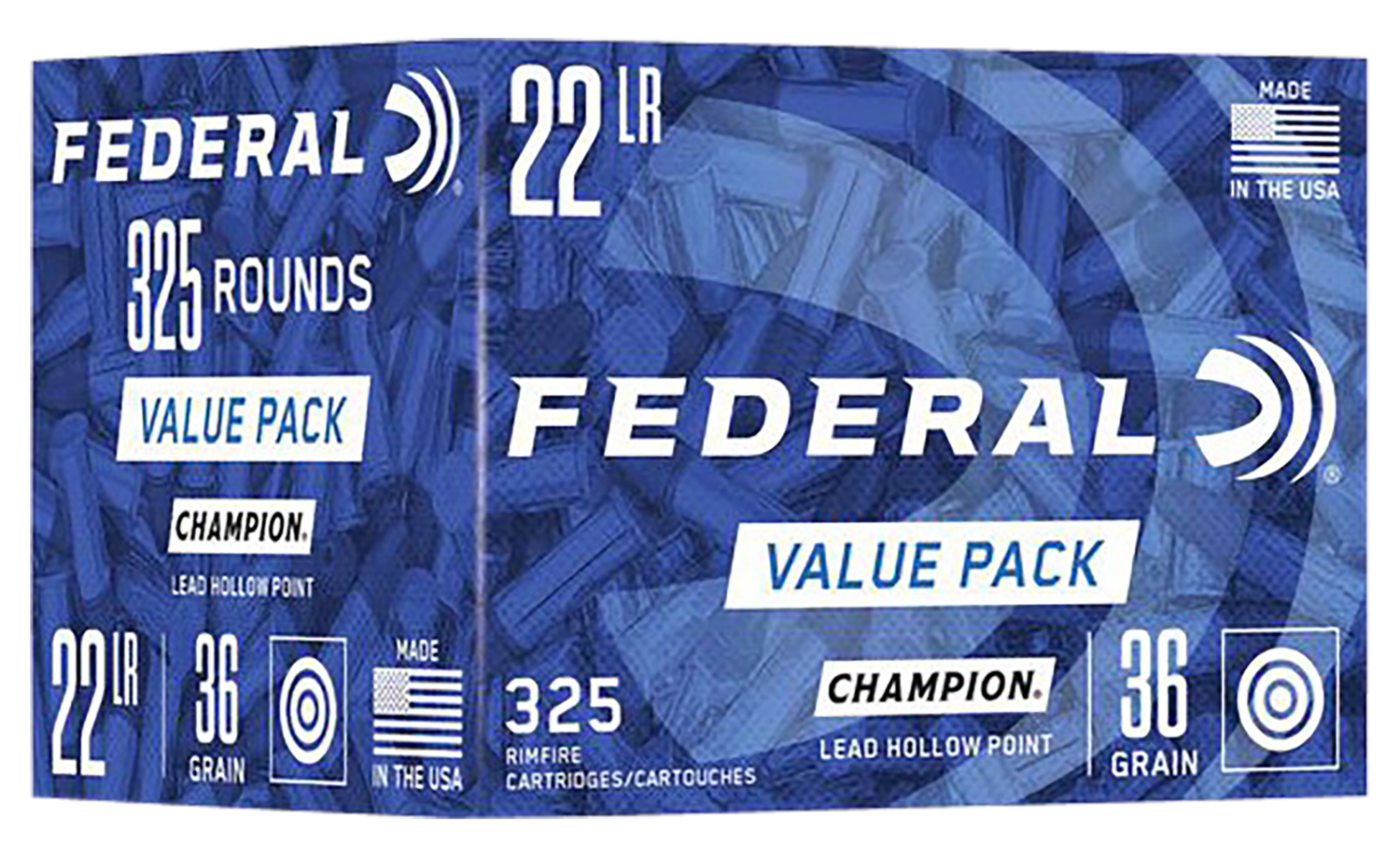 Federal Champion Training, Fed 749        22lr 36 Gr Lead Hp           325/10