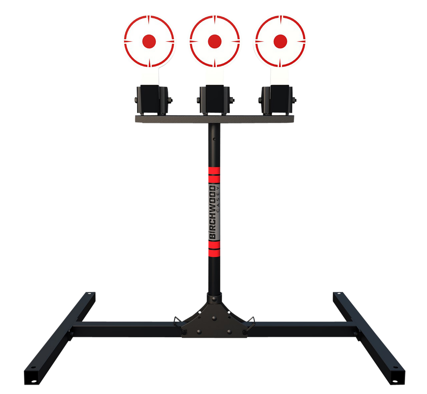 Birchwood Casey 3 Spring Loaded Self Resting Targets, Bir 3tpr           3self Resettng Trgt W/plate Rck