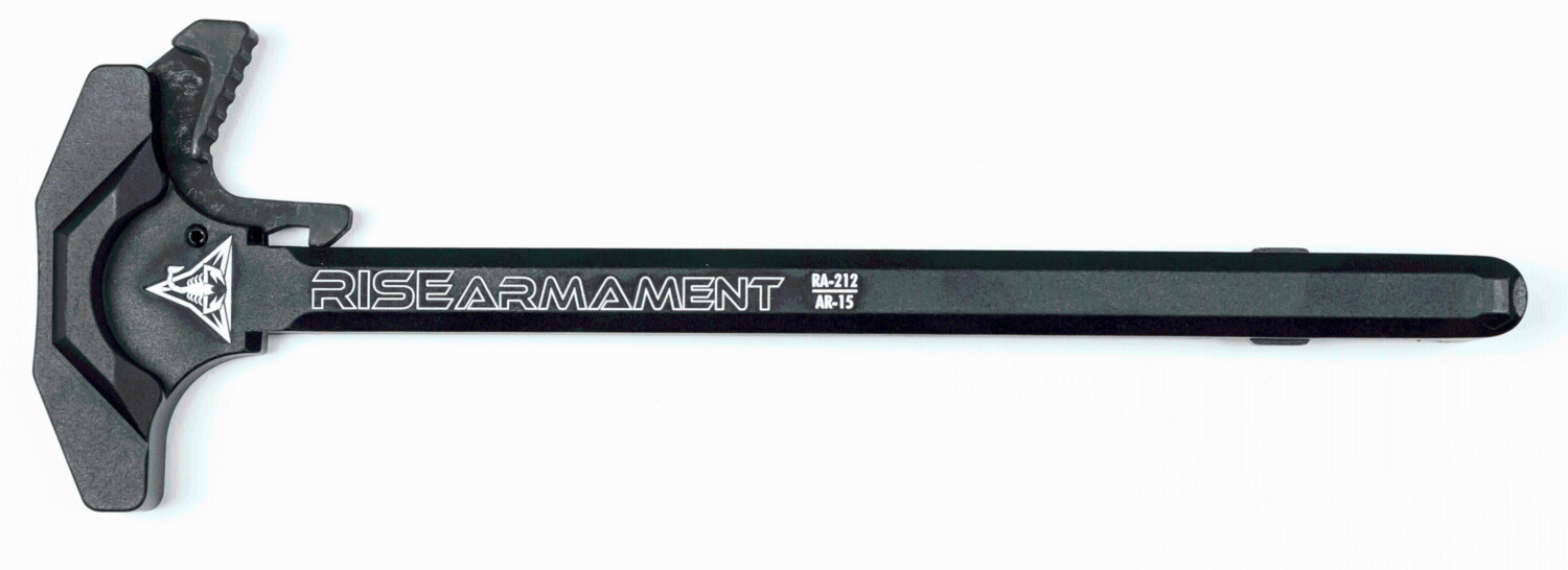 Rise Armament Extended Charging Handle, Rise Ra-212-dtom     Extnd Ar Charge Hdl Latch Blk