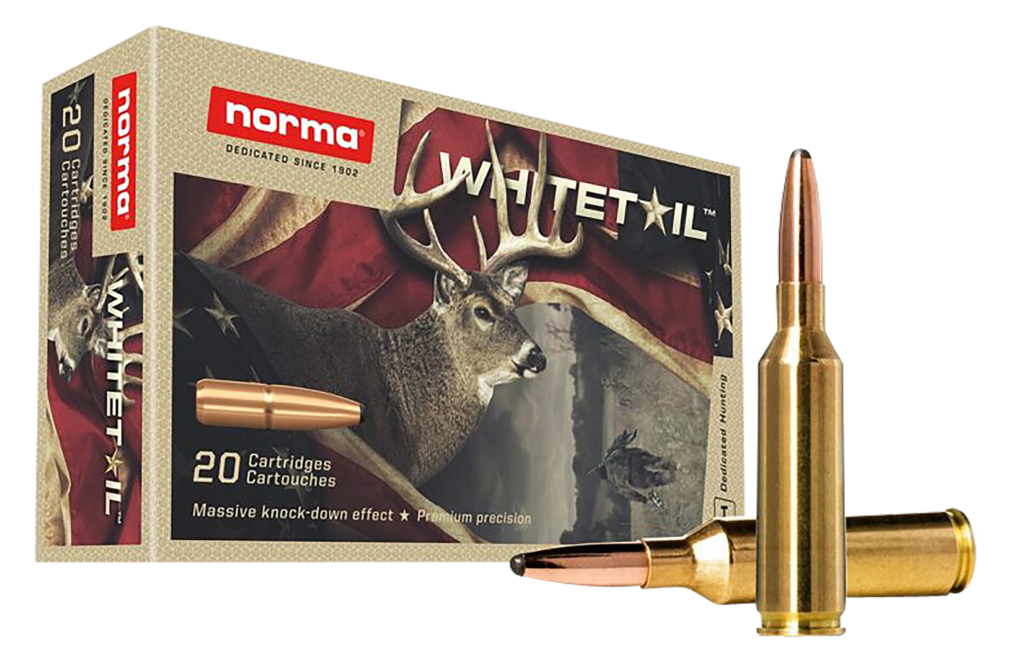 Norma Ammunition (ruag) Dedicated Hunting, Norma 20166592 6.5prc   140 Psp Whitetail    20/10