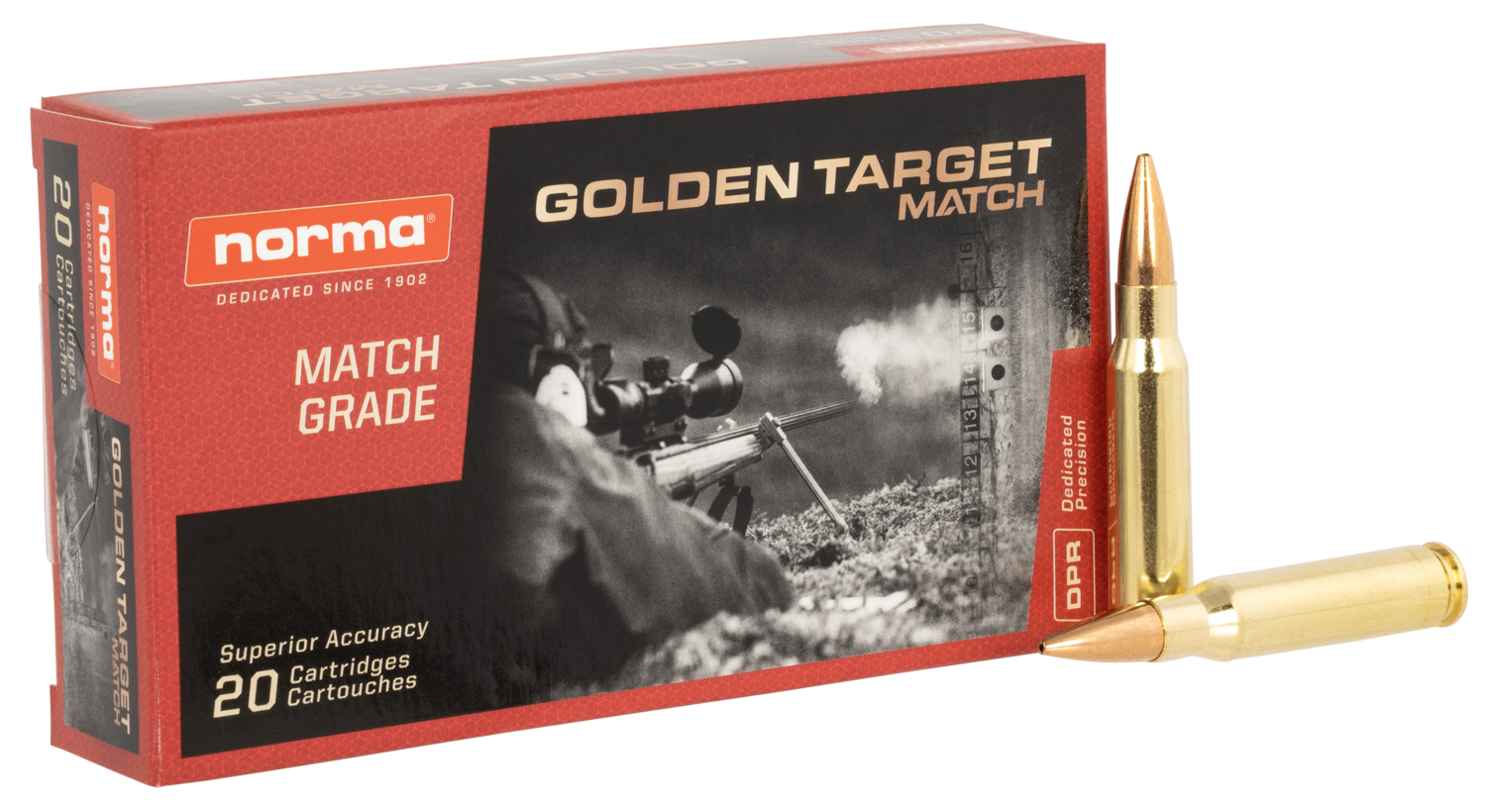 Norma Ammunition (ruag) Dedicated Precision, Norma 10177432 308     168 Golden Trgt Bthp  20/10