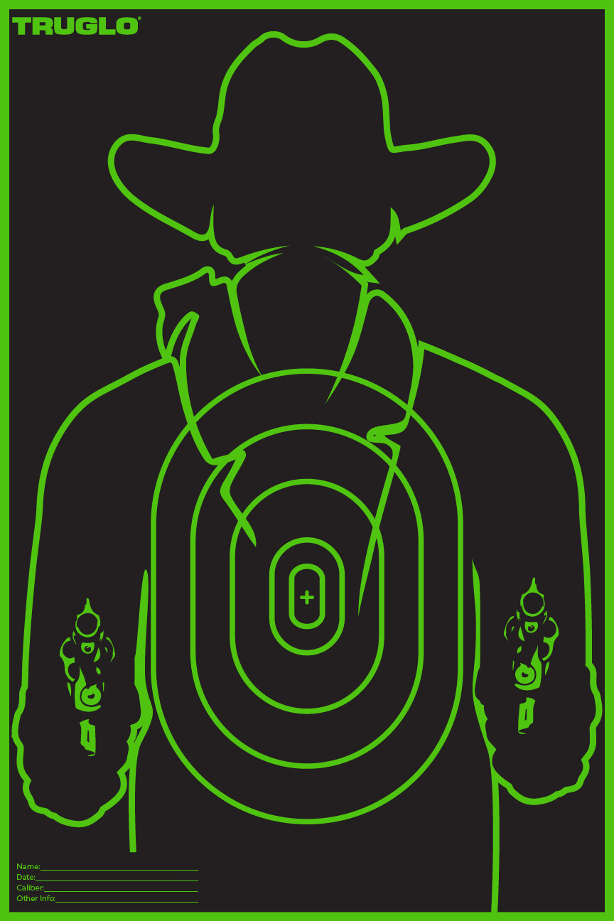 Truglo Tru-see, Tru Tg-tg16a12b   Target Gunslinger 12x18 12pk