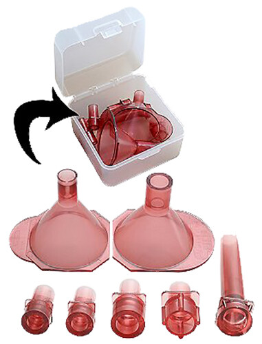 Mtm Universal Powder Funnel Kit, Mtm Af7         Univ Powder Funnel Kit      Clrred